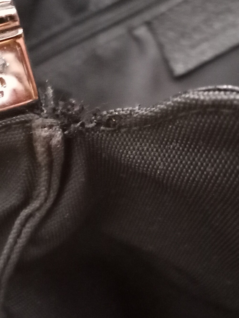 Gucci Black Canvas Jackie Shoulder Bag with Leather Trim - Picture 9 of 15